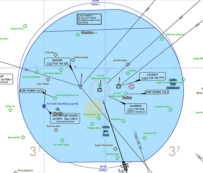 class b airspace IFR